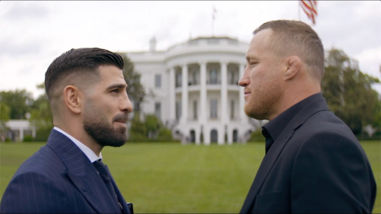 #UFCWhiteHouse Topuria vs. Gaethje por la Unificación del Título background