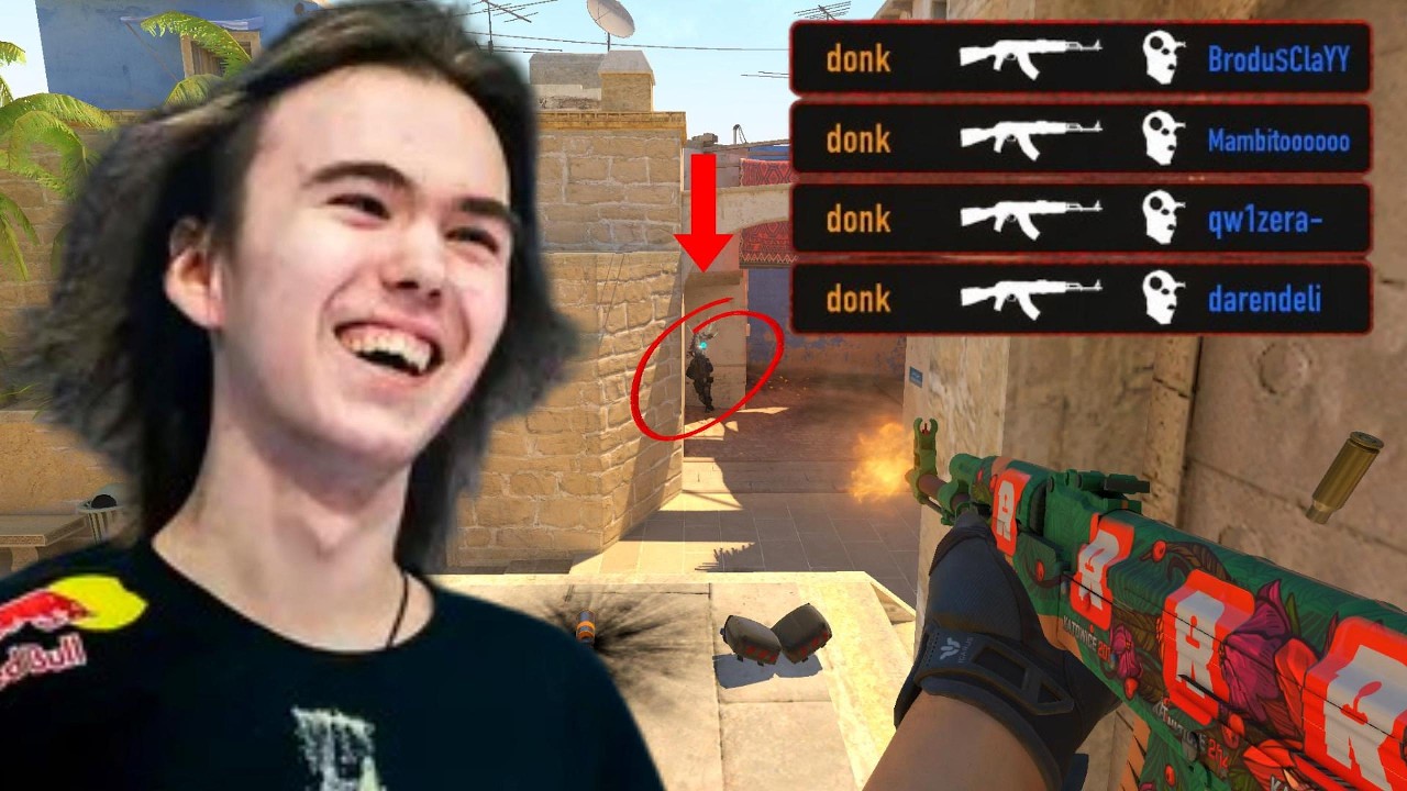 donk made a 200 IQ play here | #1 FACEIT background