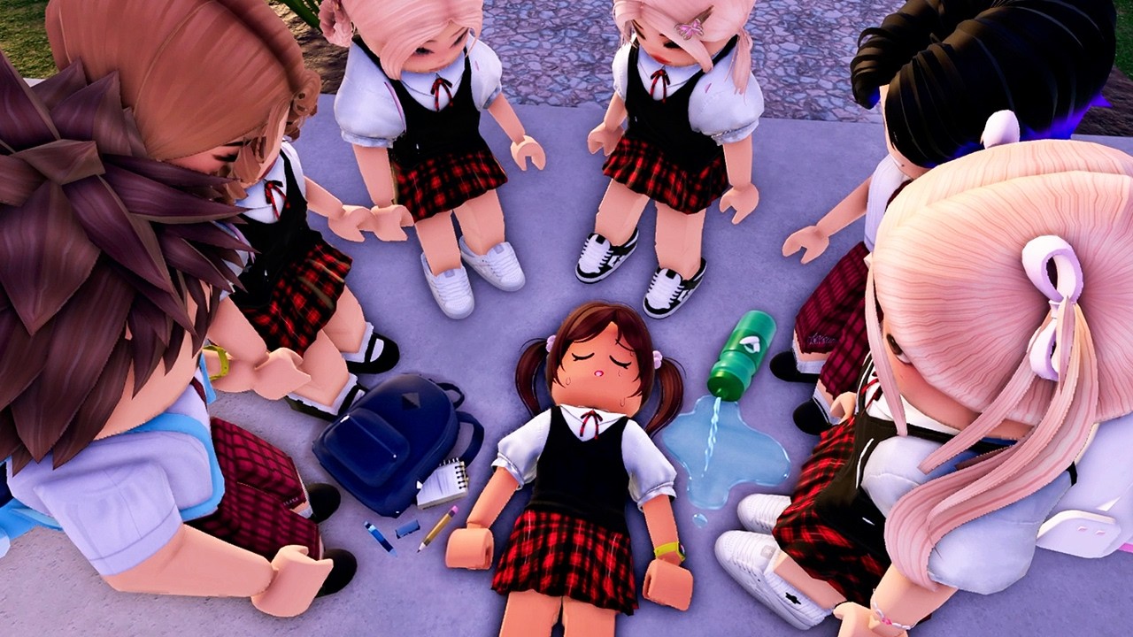 Lucy PASSES OUT at the School Gate from a Cold 💥 Roblox Roleplay