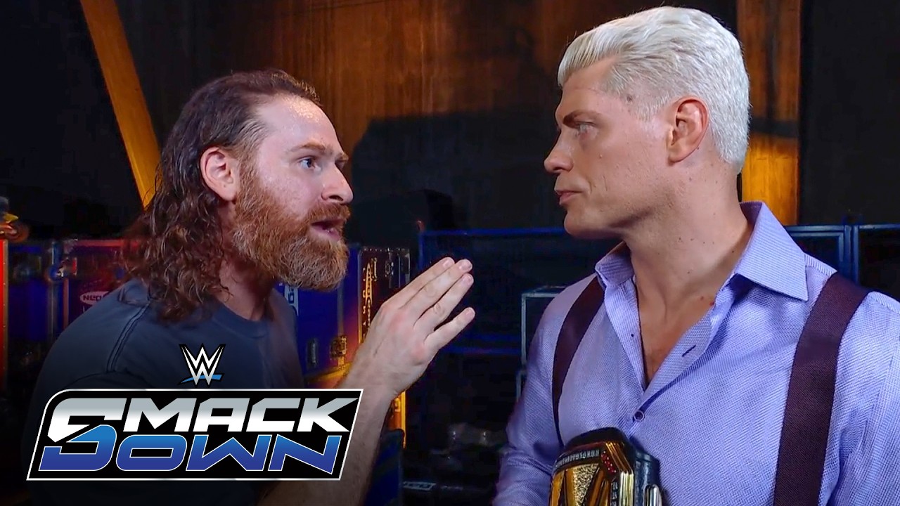 Sami Zayn demands an apology from Cody Rhodes: SmackDown highlights, May 29, 2026 background