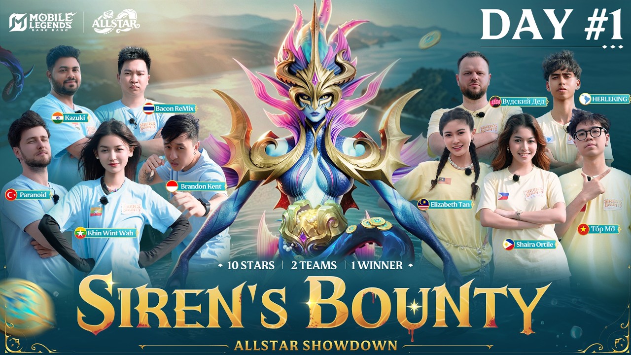 10 Stars, 1 Bounty, 5vs5 Clash | ALLSTAR SHOWDOWN 2026 Day 1 | Mobile Legends: Bang Bang