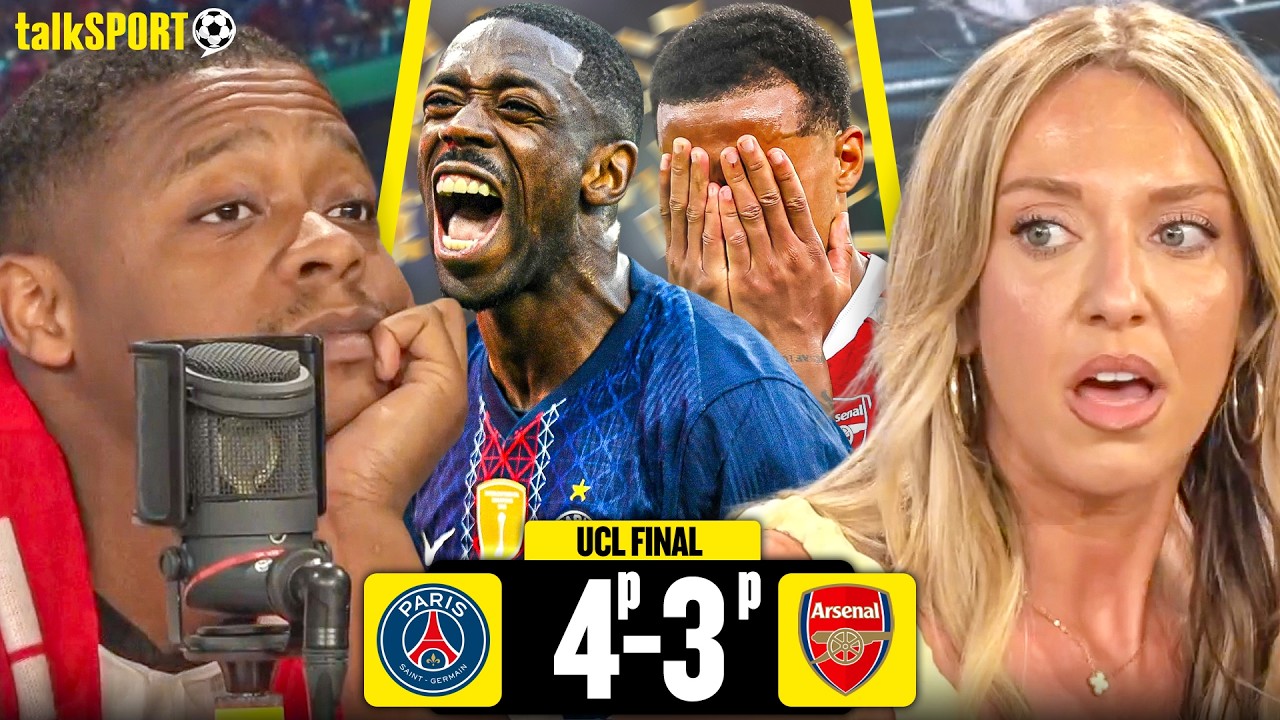 Live Goals Reaction as PSG Win the Champions League Final against Arsenal!