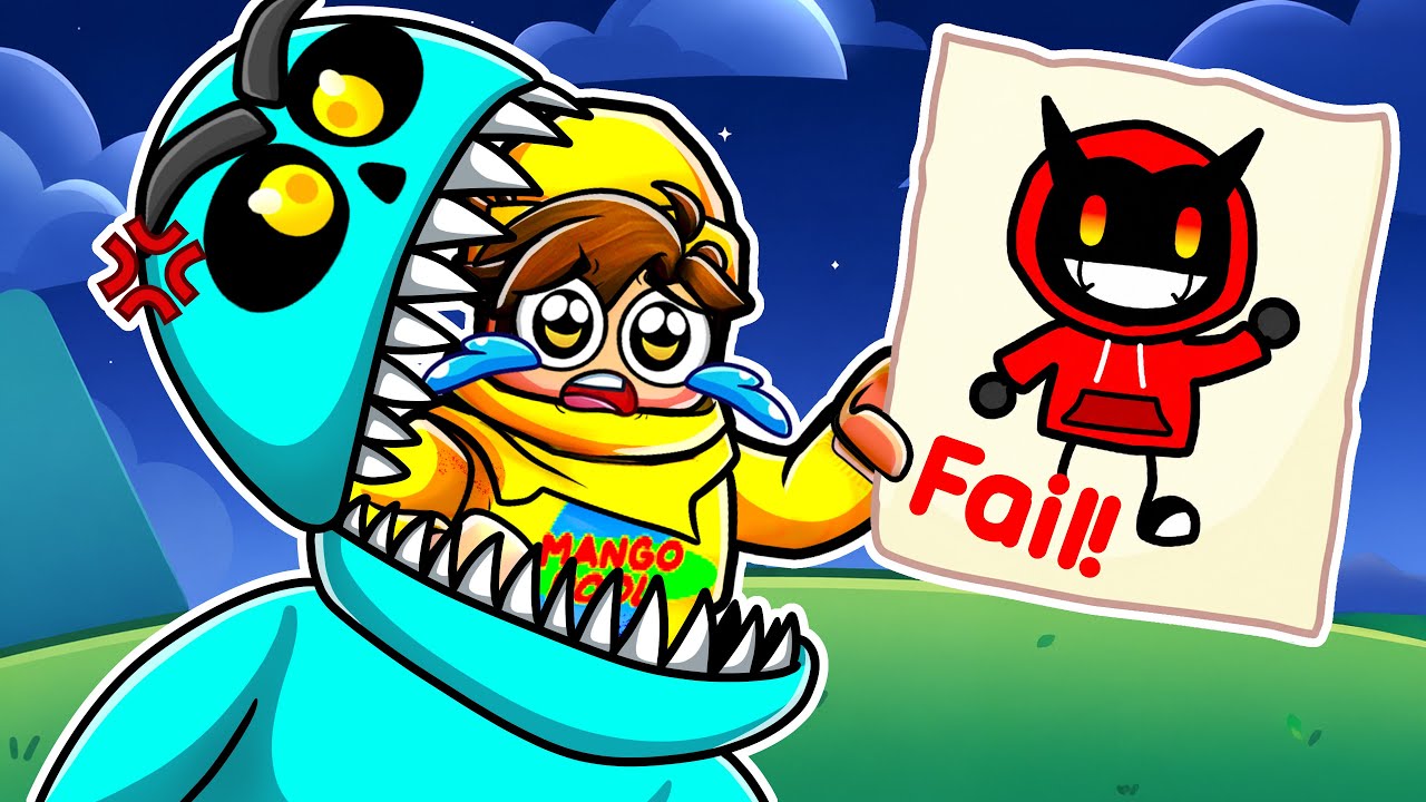 DRAW or GET EATEN in Roblox! background