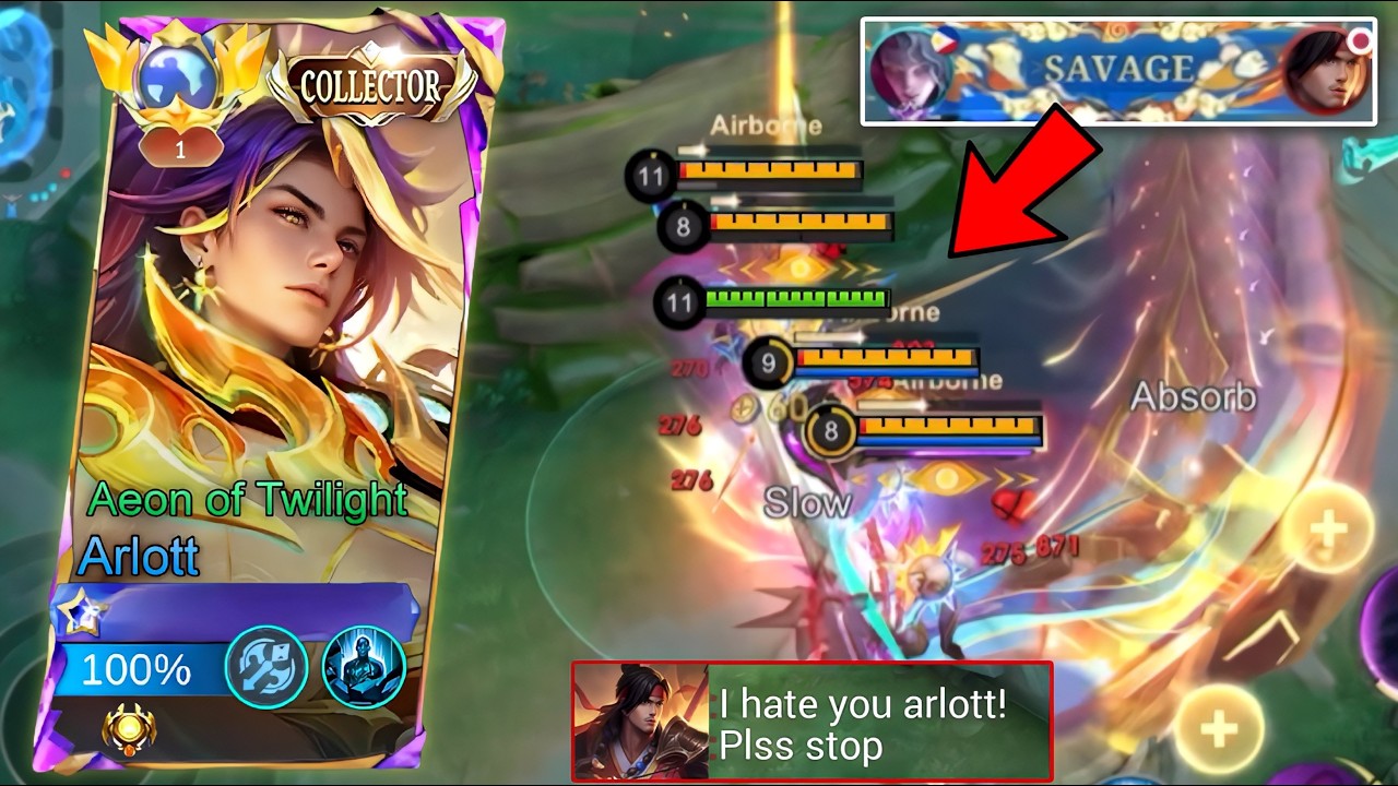 THIS SUPER AGGRESSIVE GAMEPLAY ARLOTT WILL MAKE ENEMIES CRY! | BEST 1 HIT BUILD ARLOTT - MLBB