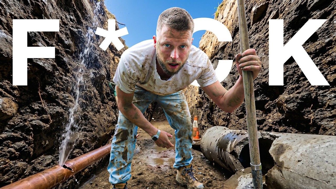 The Sketchiest Project I Ever Attempted. (No Water or Sewer for 4 Days)