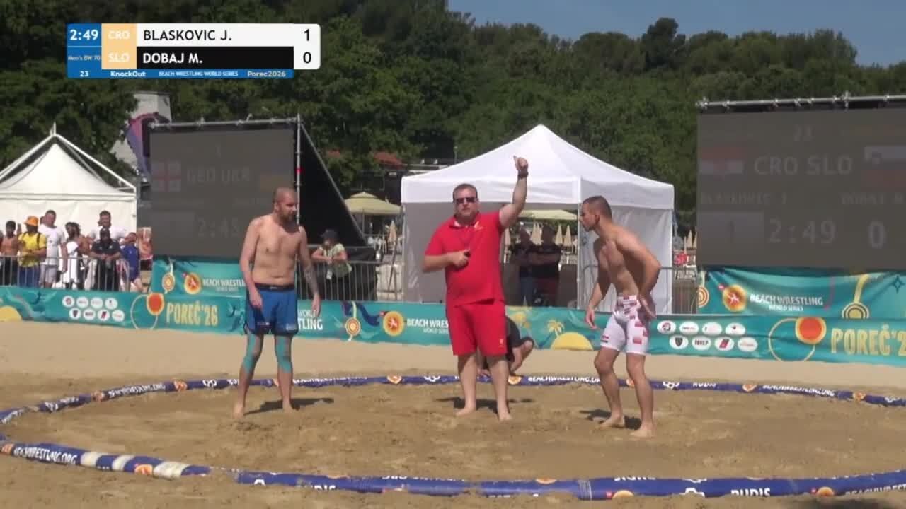 Josip BLASKOVIC (CRO) vs. Metod DOBAJ (SLO) • KnockOut • Men's BW 70Kg background