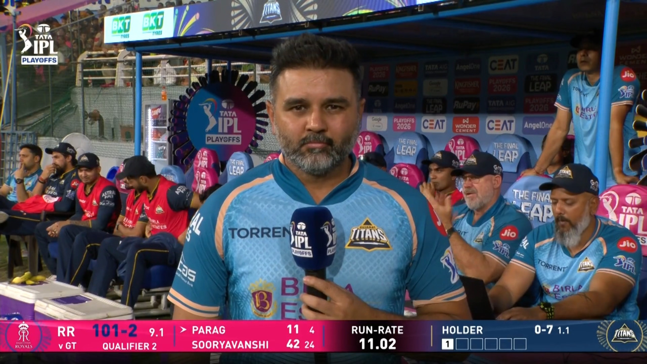 IPL 2026 Q2: GT vs RR - Parthiv Patel Interview background
