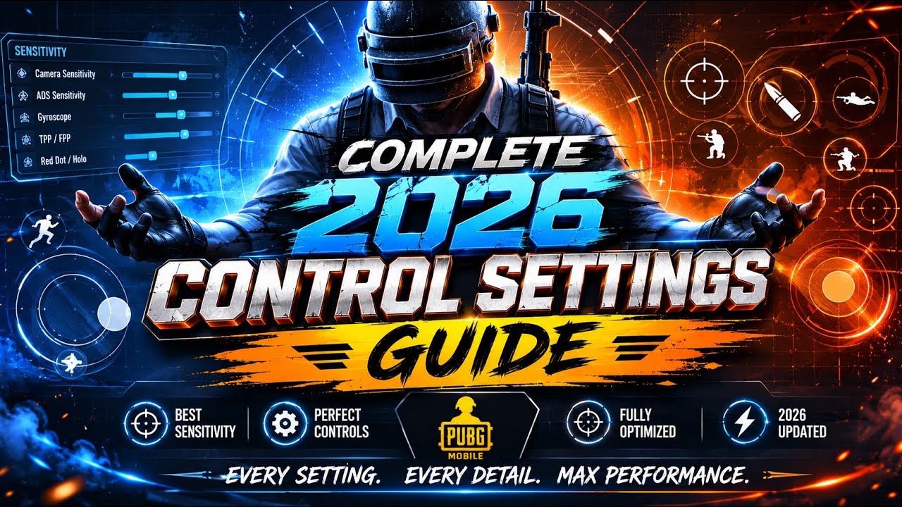 STOP Using Default Settings! ❌ The Complete 2026 Settings Guide | PUBG Mobile 4.4 Update