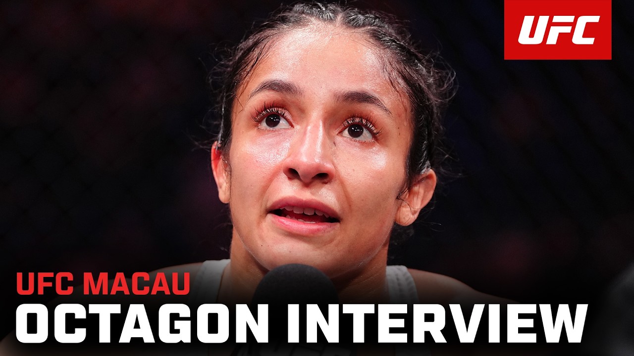 Jaqueline Amorim Octagon Interview | UFC Macau background