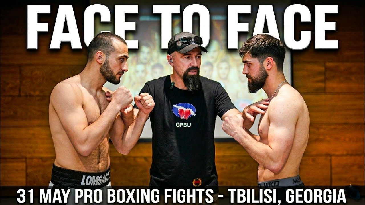 Face to Face - Professional Boxing World Ranking Fights - Tbilisi, GEORGIA - 30 May 2026-05-31 01:13 background