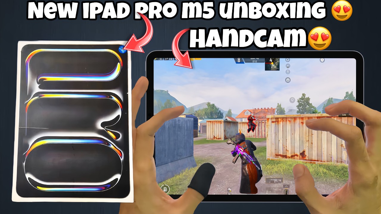 iPad Pro M5 😍 PUBG HANDCAM Smooth + 120 FPS 🔥 pubg test / Gameplay/ Best sensitivity