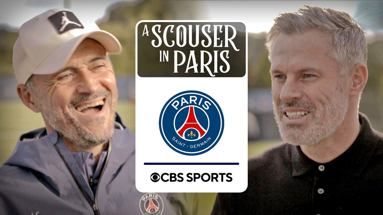 Jamie Carragher visits PSG before the UCL Final