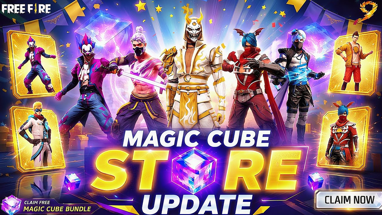 9th Anniversary Magic Cube Store Update🔥🥳| Next Magic Cube Bundle|Free Fire New Event | ff new event