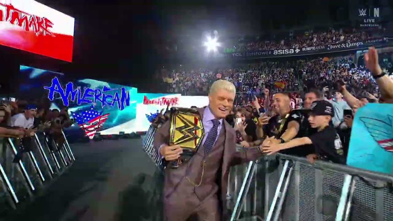 Cody Rhodes Makes Electrifying Entrance in Barcelona | SmackDown May 29, 2026 background