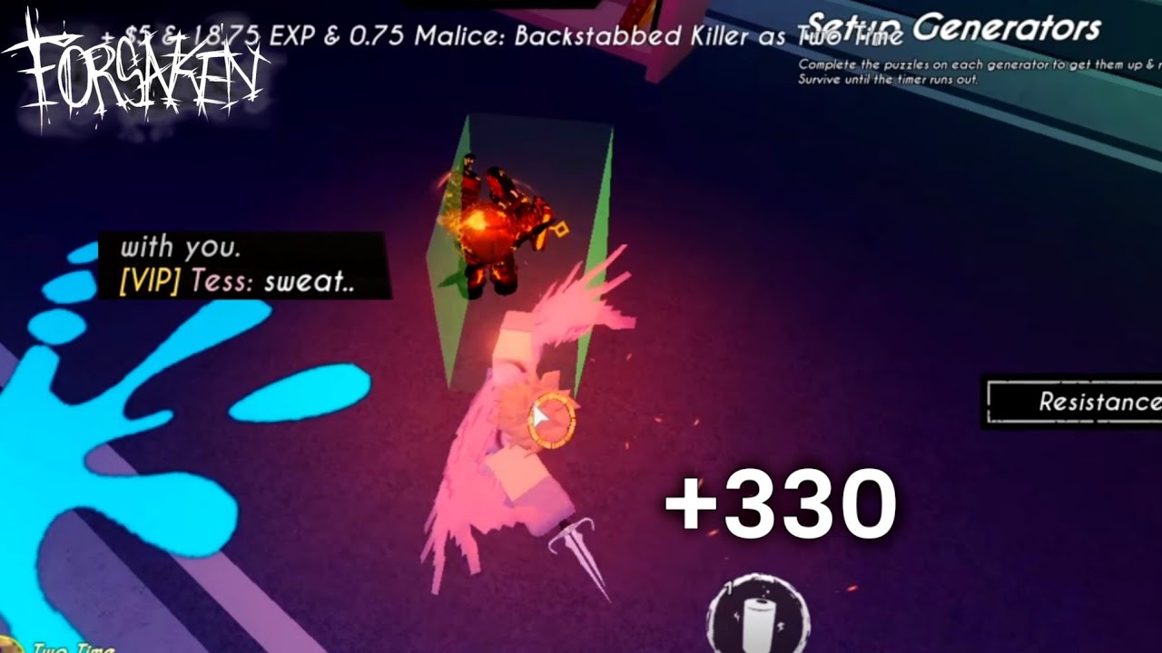 LVL 335 RETRO TWO TIME against PRO KILLERS | Forsaken