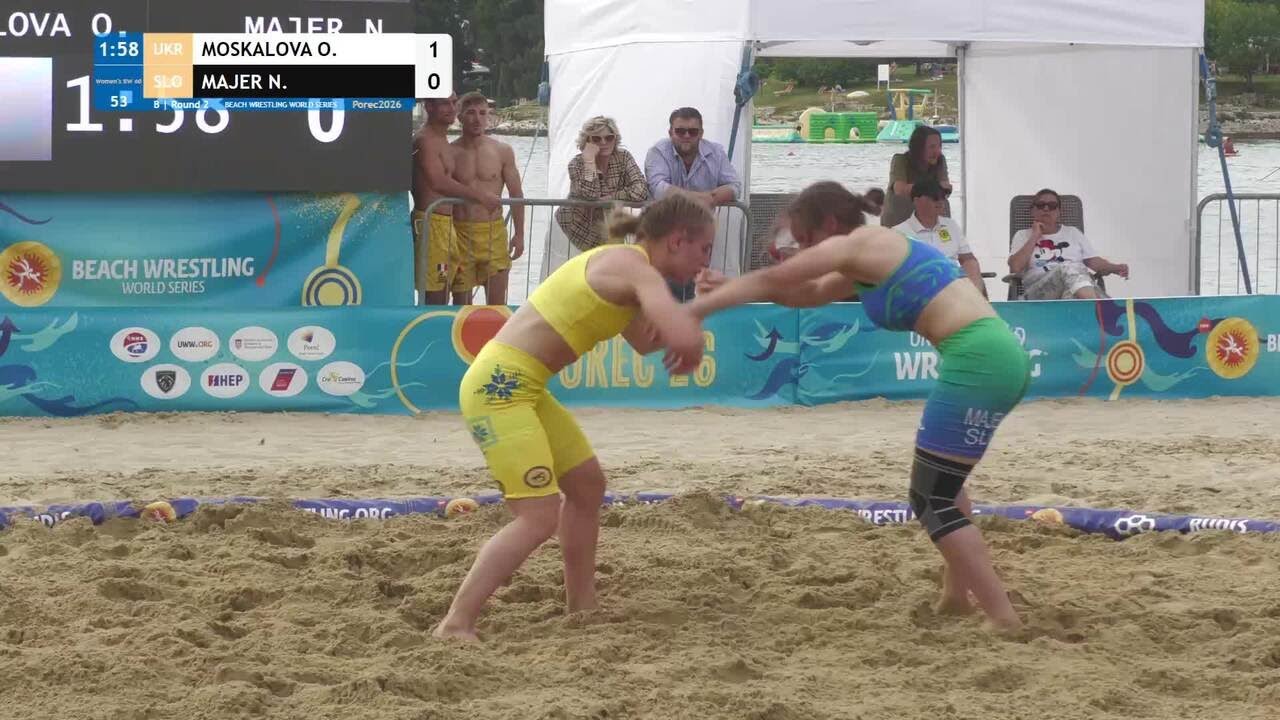 Oksana MOSKALOVA (UKR) vs. Nusa MAJER (SLO) • B | Round 2 • Women's BW 60Kg background