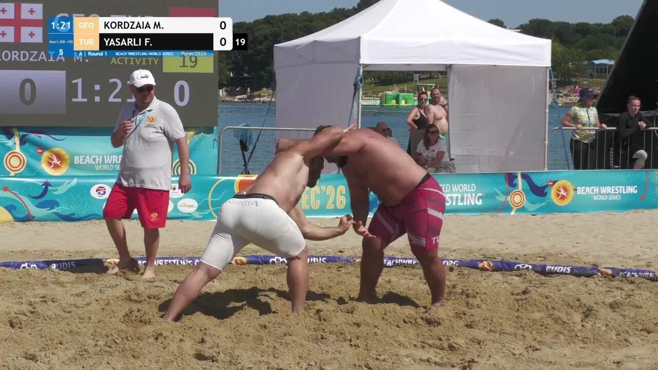 Mamuka KORDZAIA (GEO) vs. Fatih YASARLI (TUR) • A | Round 1 • Men's BW +90Kg background