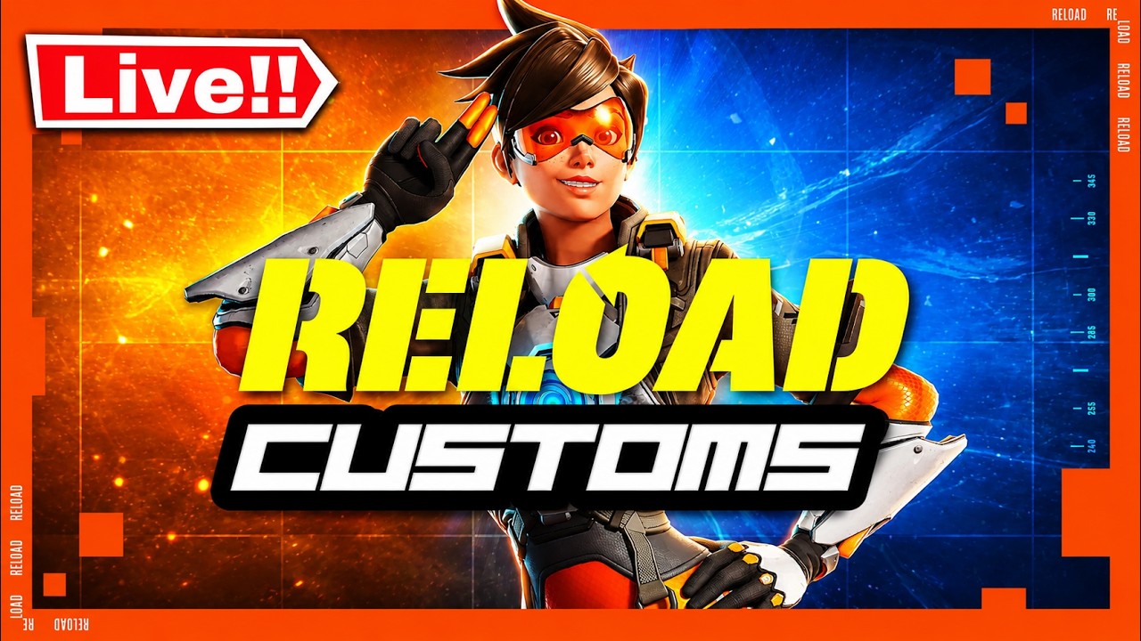FORTNITE LIVE RELOAD CUSTOMS WITH VIEWERS - YOU CAN PLAY