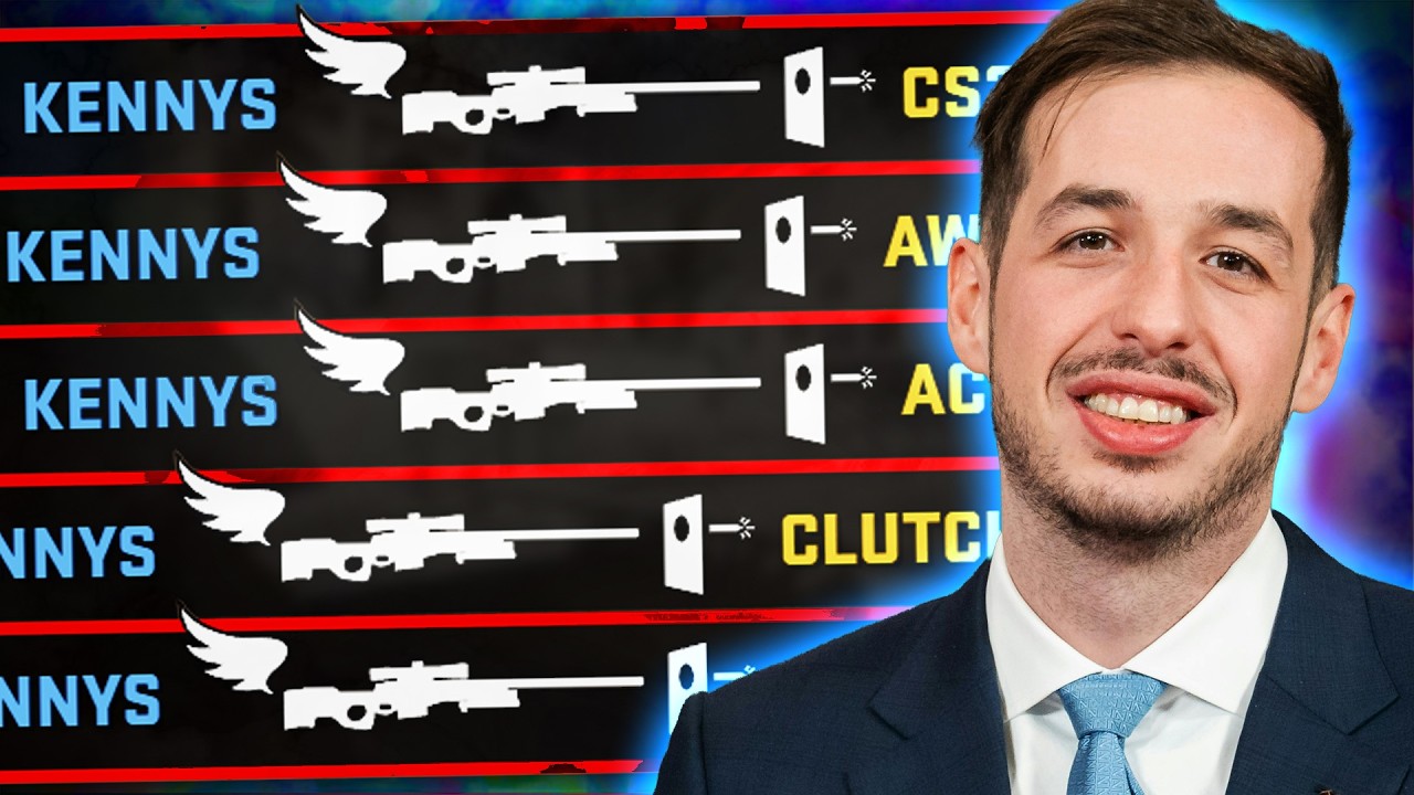 40 Times kennyS Shocked The CS2 Universe! background