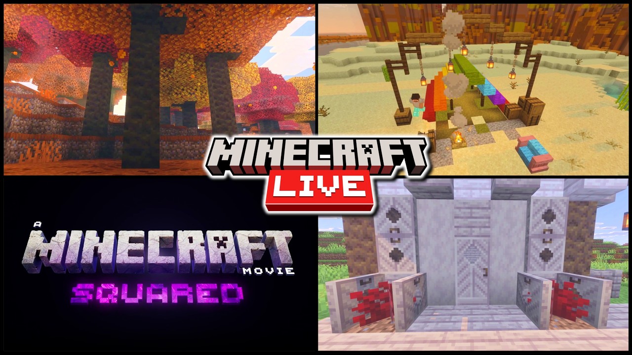 Wool Slabs & Stairs, Dappled Forest & Minecraft Movie Sequel | Minecraft Live 2026 TwitchCon