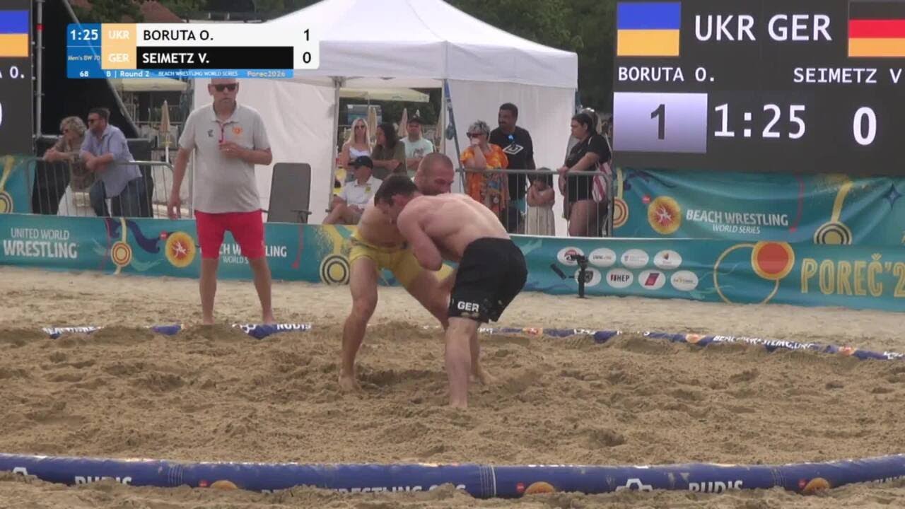 Oleksii BORUTA (UKR) vs. Valentin SEIMETZ (GER) • B | Round 2 • Men's BW 70Kg background