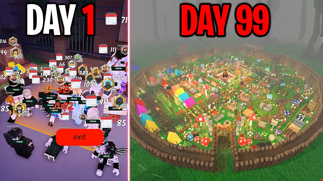 I Helps My Subscribers to Reach 99 Days in 99 Nights in The Forest