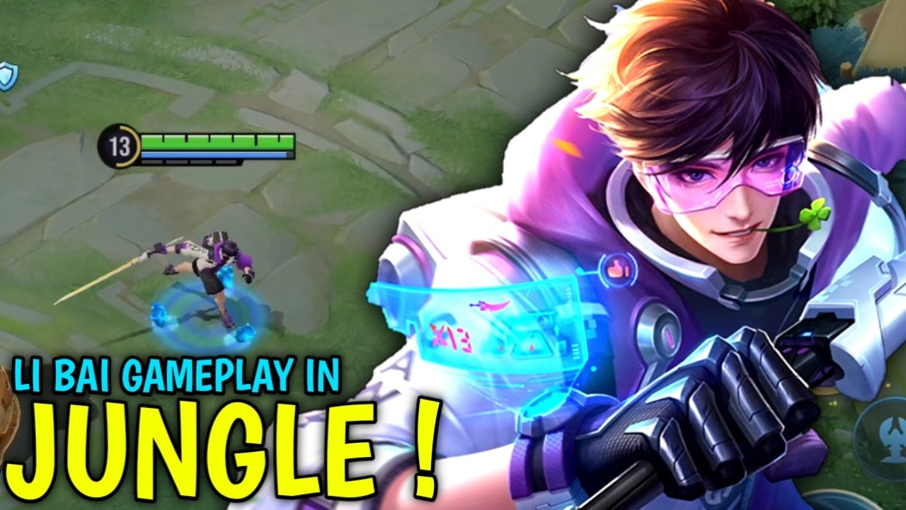 Honor Of Kings : Li Bai Gameplay | Jungle Build Li Bai - HOK