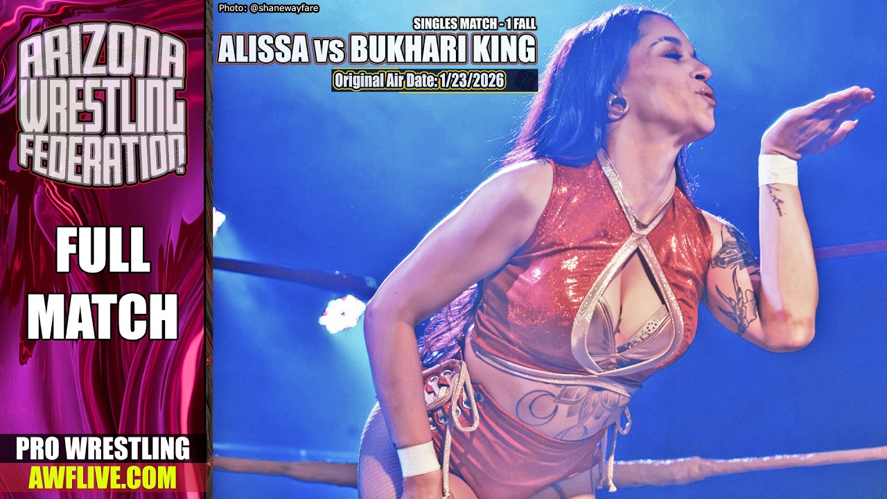 AWF - Alissa vs Bukhari King (1/23/2026 | FULL MATCH) background