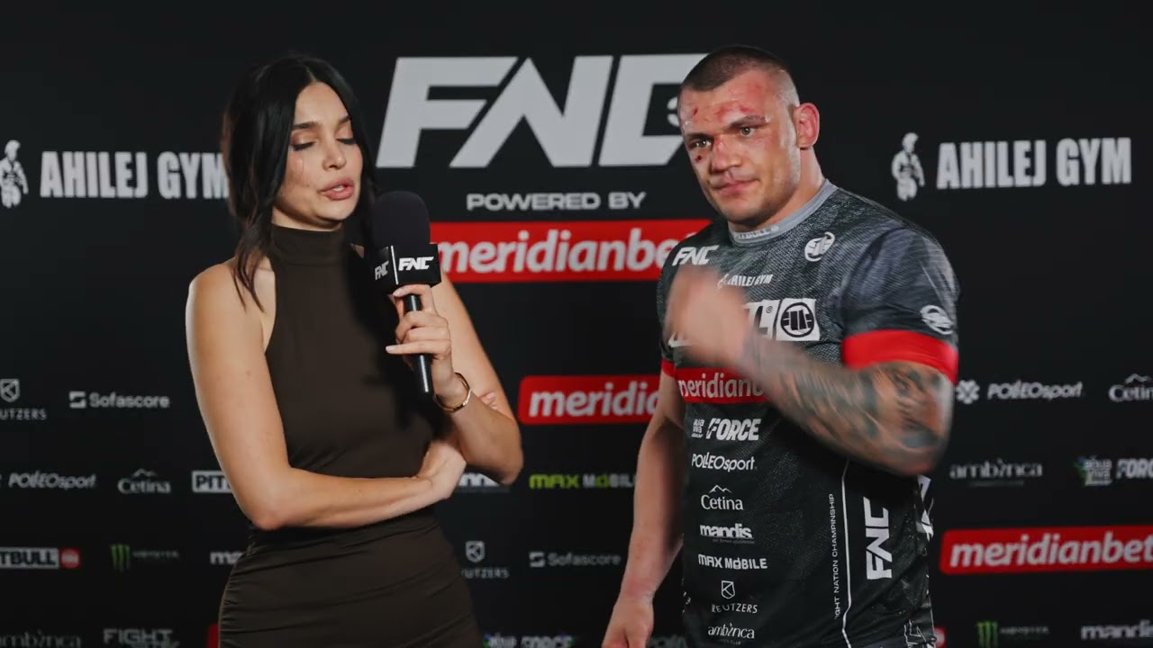 DARKO STOŠIĆ | POST FIGHT INTERVIEW | FNC 31 Powered by Meridianbet | BELGRADE