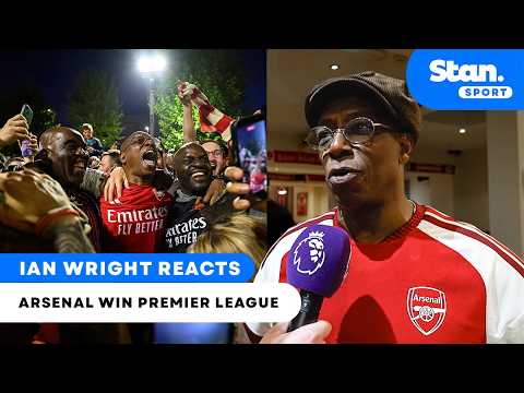 Ian Wright REACTS to Arsenal winning the Premier League π