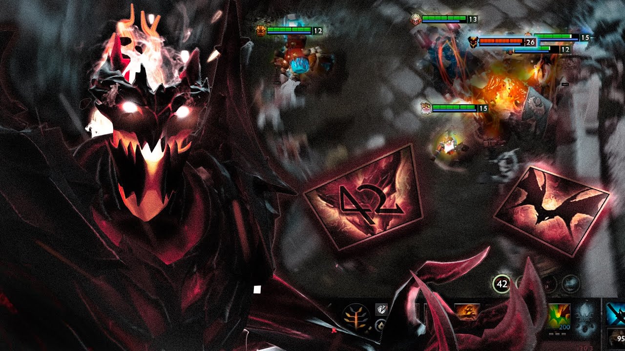 Shadow Fiend Dota 2 edit RAMPAGE // Дота 2 СФ мувик реквием по пятерым