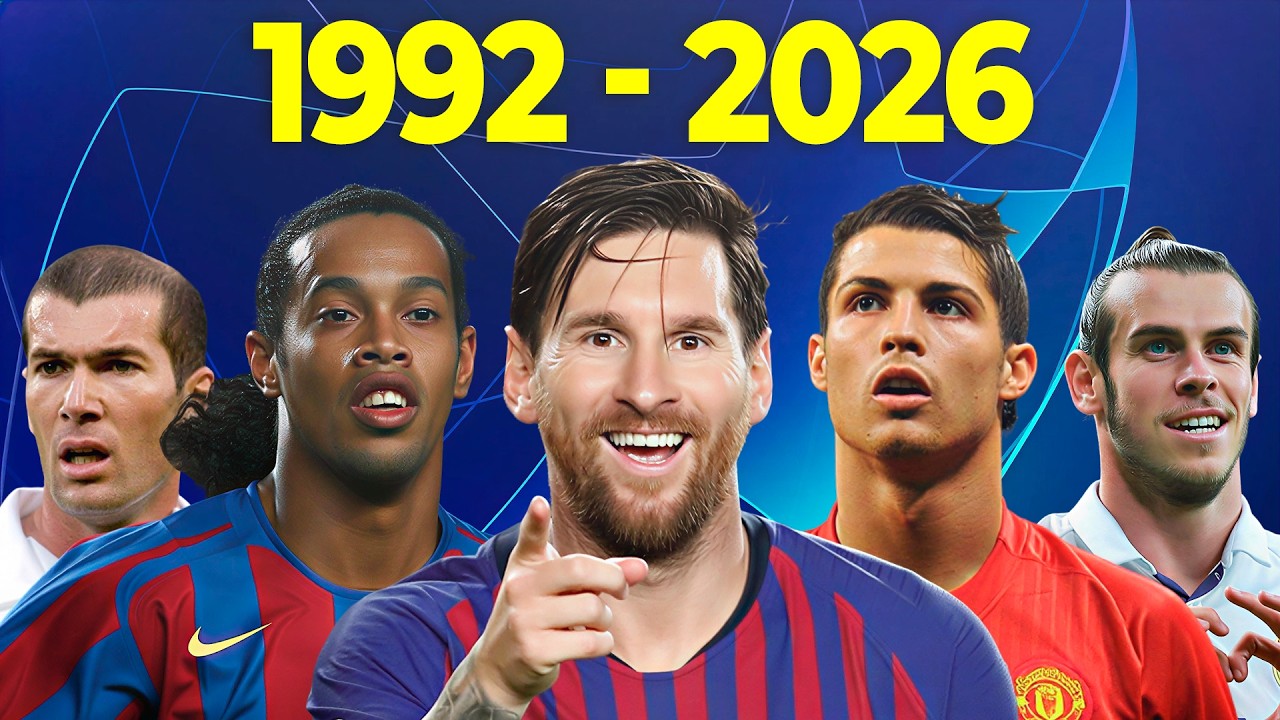 Best Goal of Every Champions League Season (1992 - 2026)