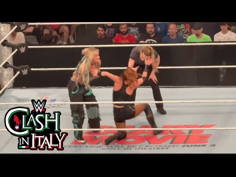 Sol Ruca vs Becky Lynch Full Match - WWE Clash in Italy 5/31/2026 background