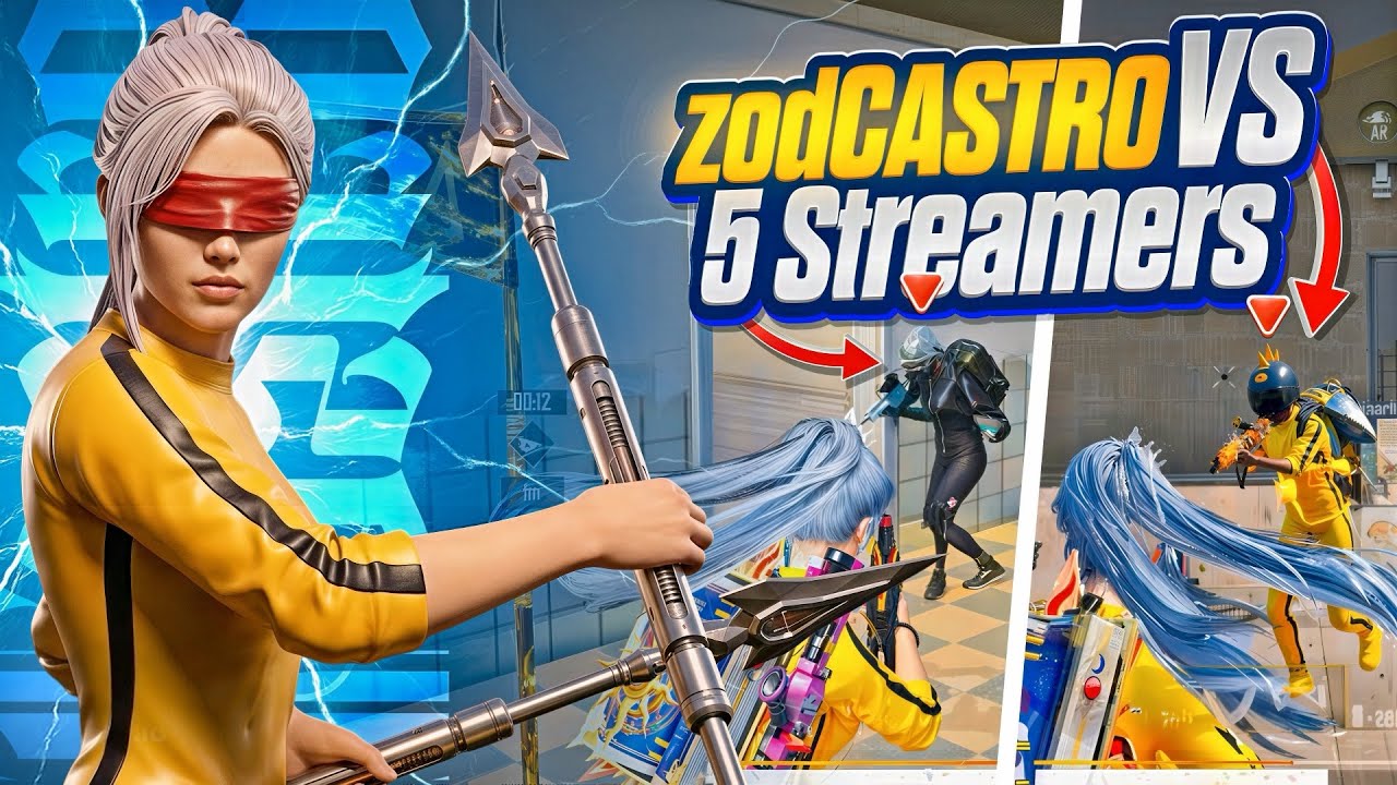 5 Streamers Thought I Was Hacking‼️TOP 100 Conqueror Lobby Clutches | PUBG Mobile