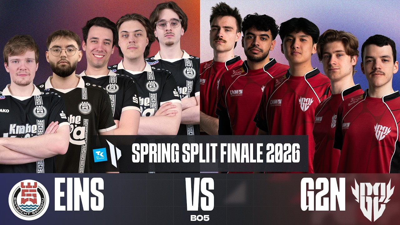 Prime League - 1. Liga SPRING Split 2026 FINALE | EINS vs G2N | TK PRM background