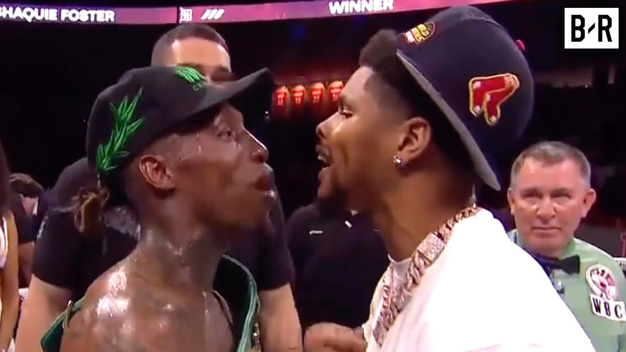 Shakur Stevenson Got in the Ring to Confront O’Shaquie Foster