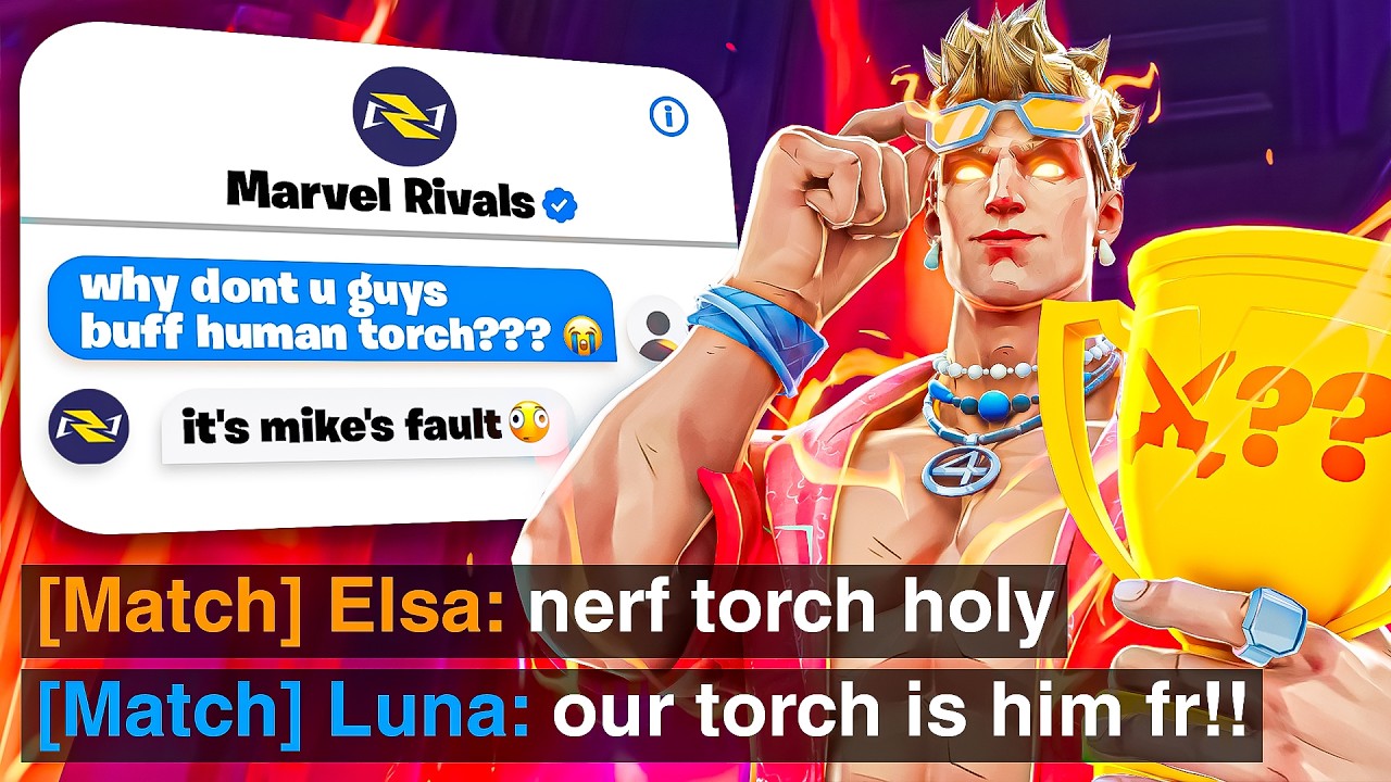 this is why they will NEVER buff HUMAN TORCH...
