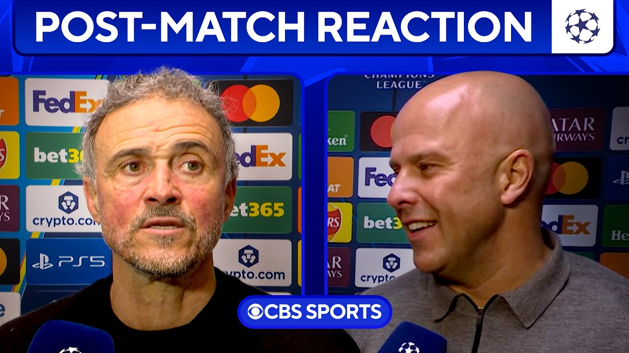 "INTENSE MATCH" Enrique on PSG eliminating Liverpool background