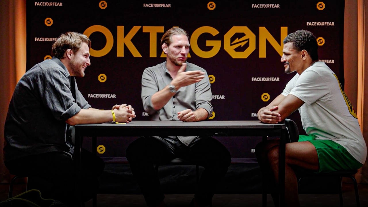 Notorious trash-talker vs. the fan beloved! | Face-to-Face-Interview | Samsonidse vs. Frimpong background