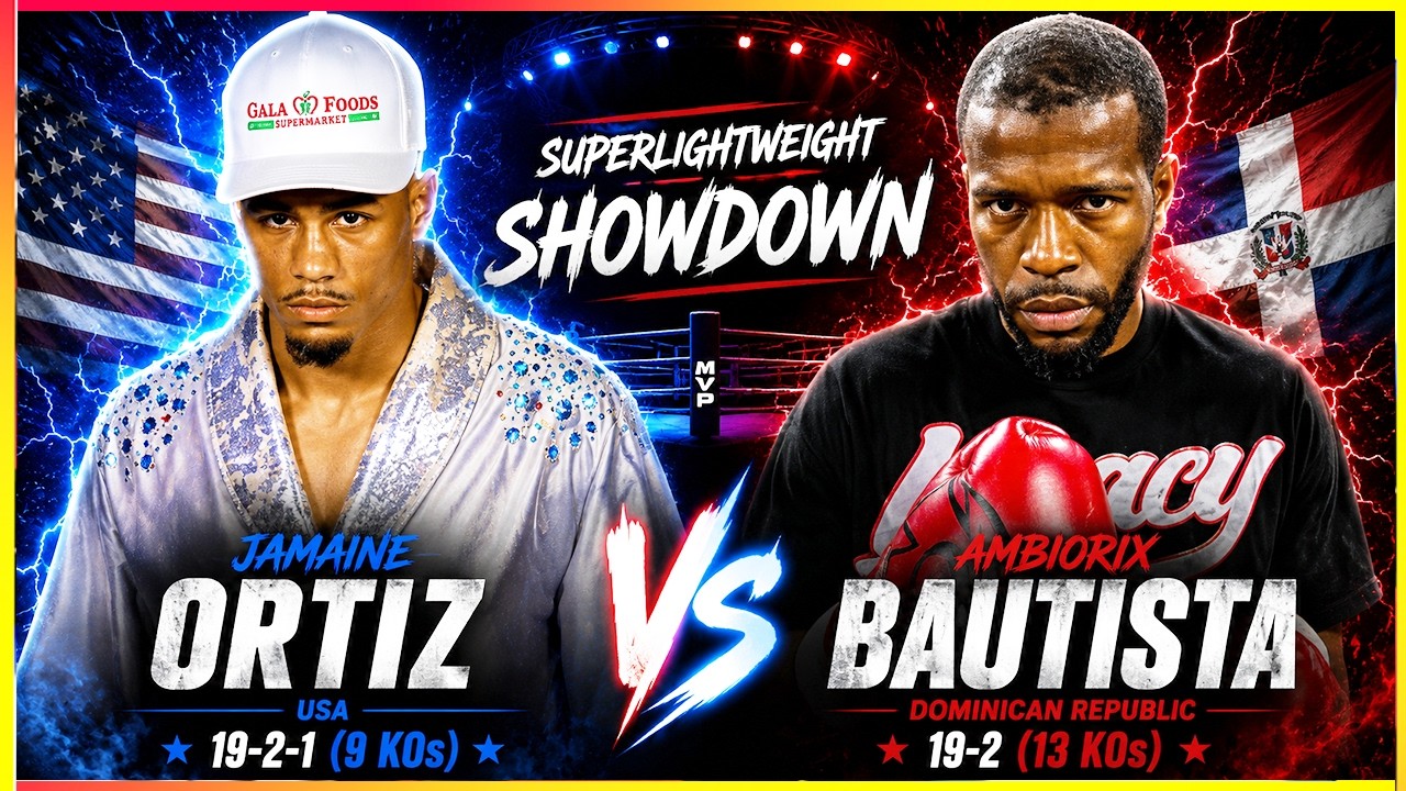BRUTAL KNOCKOUT That Shocked The World | Jamaine Ortiz vs Ambiorix Bautista background
