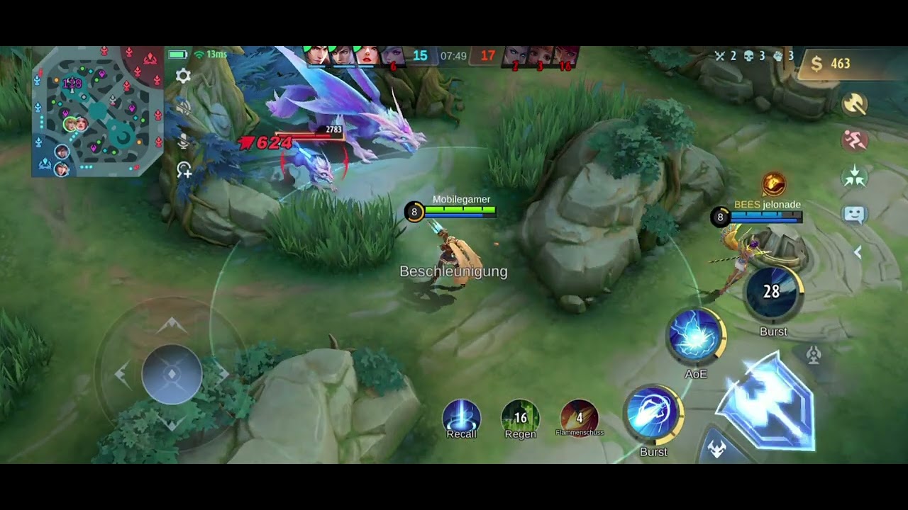 let's play mobile Legends Bang Bang - Ich Kämpfe mich mit LAYLA zum Sieg background