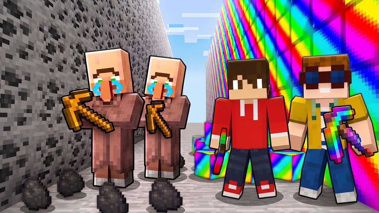 VILLAGER VS. PAT MINING KAMPF in Minecraft