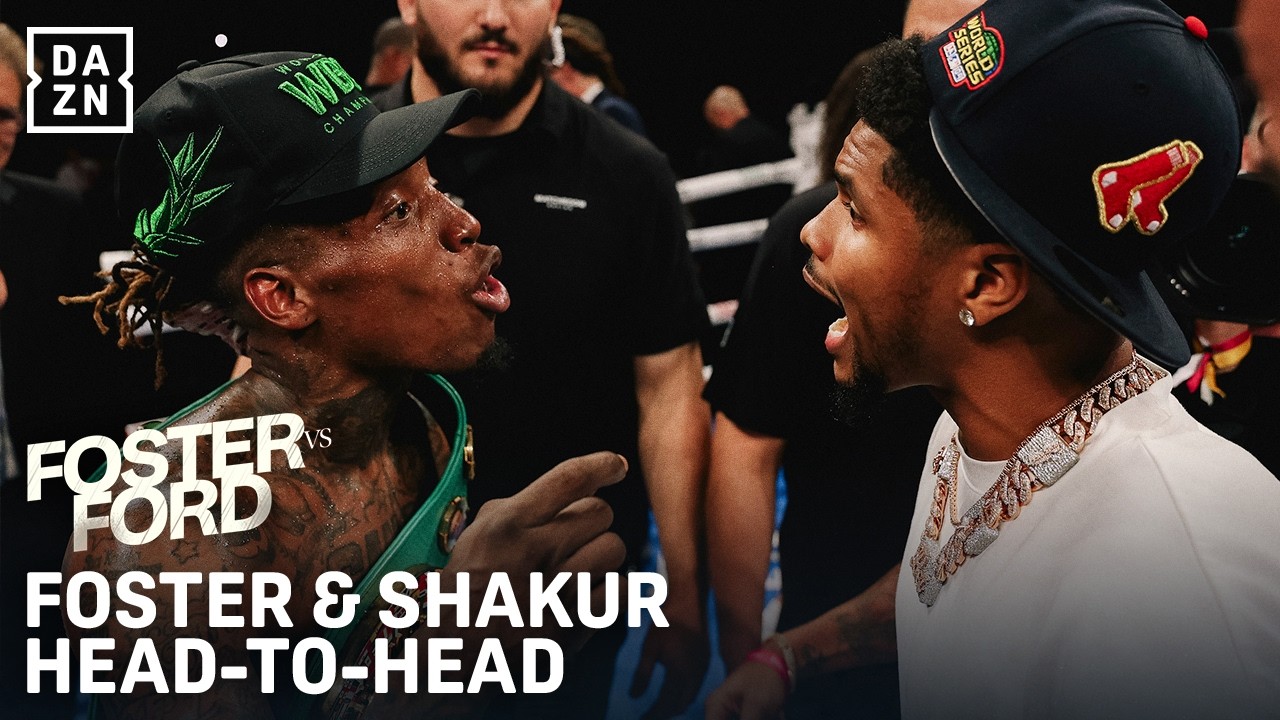 O'Shaquie Foster and Shakur Stevenson go at it in the ring! background