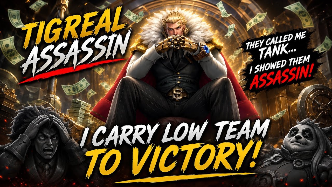 TIGREAL ASSASSIN CARRIED A LOSING TEAM! π± | Mobile Legends