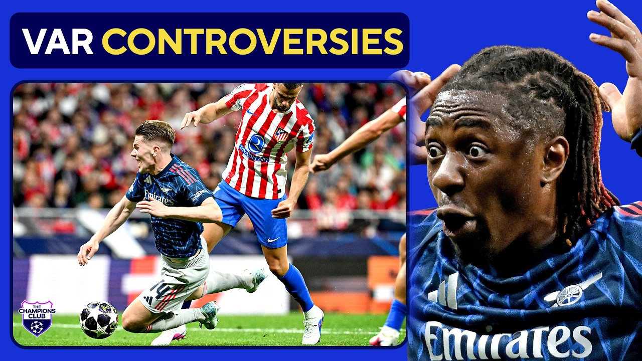 Penalty DECISIONS end Arsenal vs Atletico in 1-1 draw background