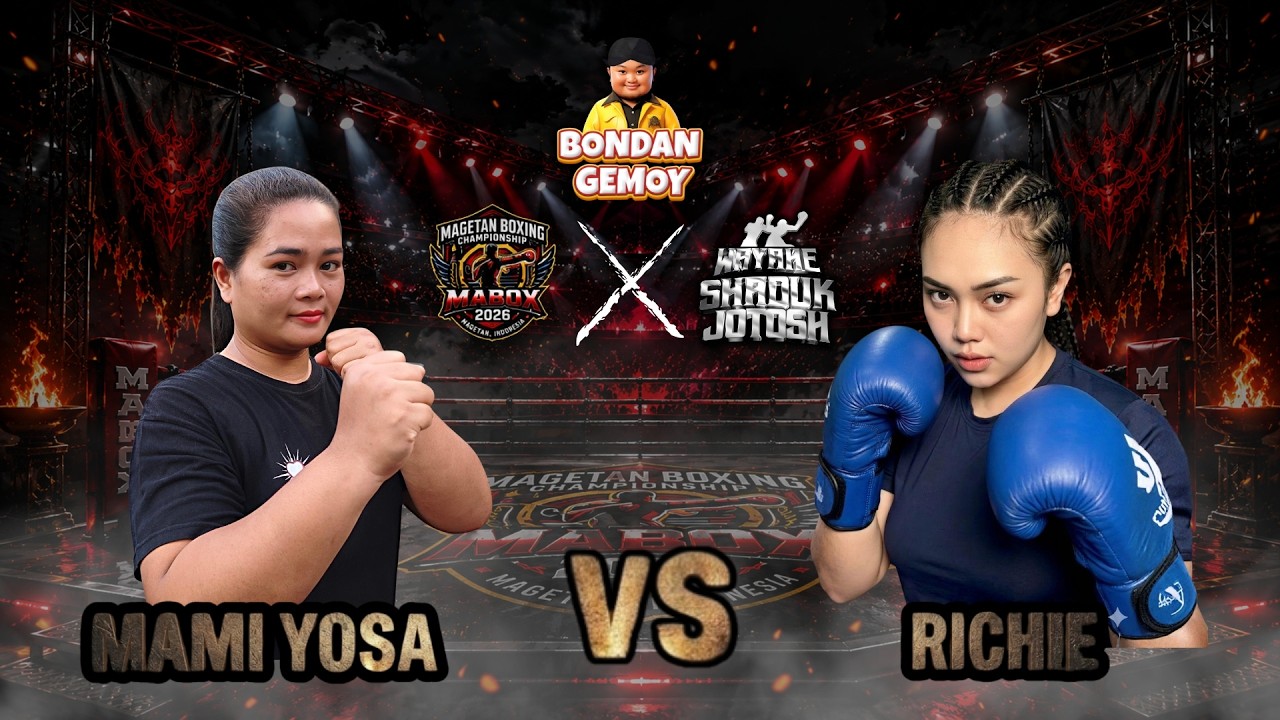 SHADUK JOTOSH X MAGETAN BOXING II MAMI YOSA VS RICHIE background