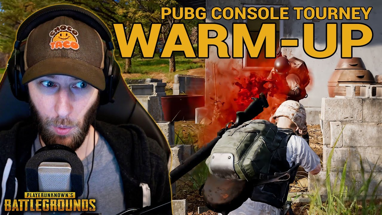chocoTaco Warms Up for the PUBG CONSOLE TOURNAMENT | PUBG TPP Controller Gameplay