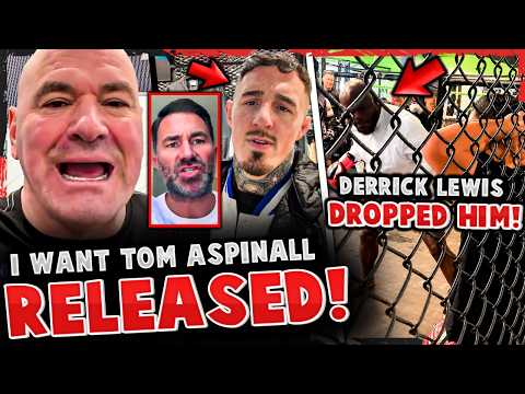 BREAKING! Dana White REQUESTED to RELEASE Tom Aspinall by MANAGEMENT! Derrick Lewis DROPS MAN! background