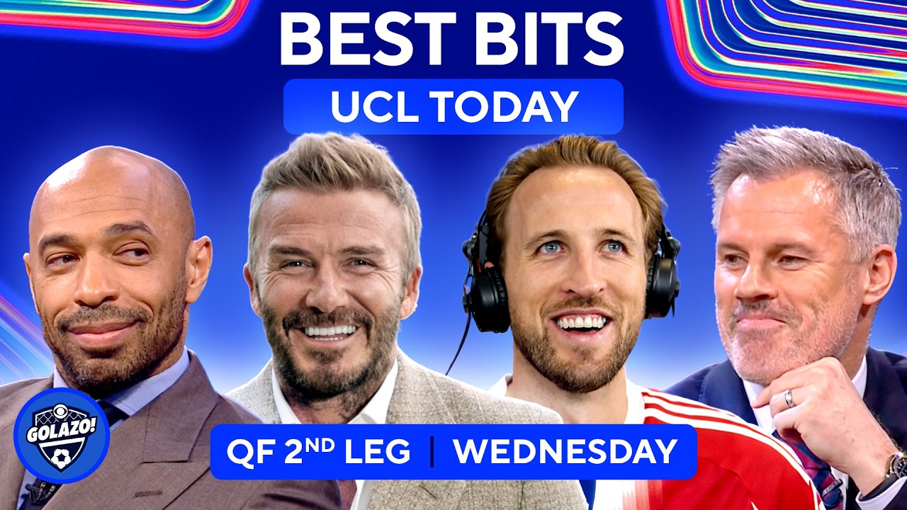 Real Madrid OUT of the Champions League as Bayern Munich & Arsenal go through | UCL Today BEST BITS background