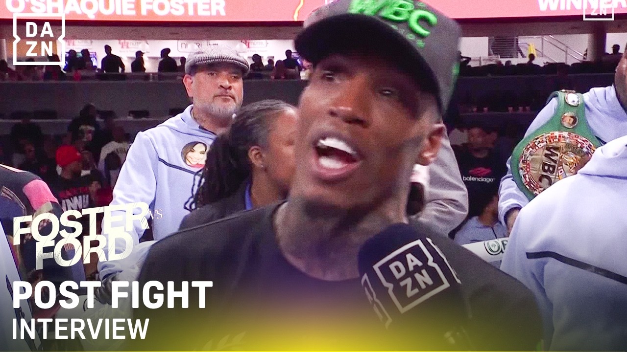 Who is next for O'Shaquie Foster? Shakur? Navarrete? | Post Fight Interview background